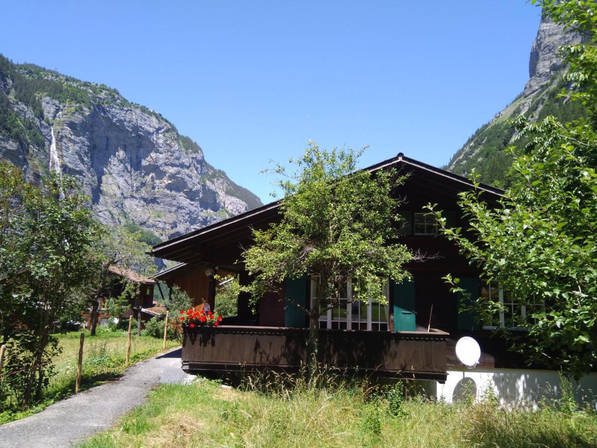 Ferien Cottage Flueehblueemli Stechelberg Esterno foto