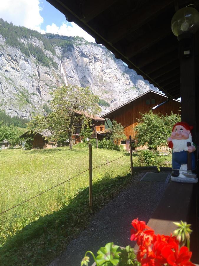 Ferien Cottage Flueehblueemli Stechelberg Esterno foto