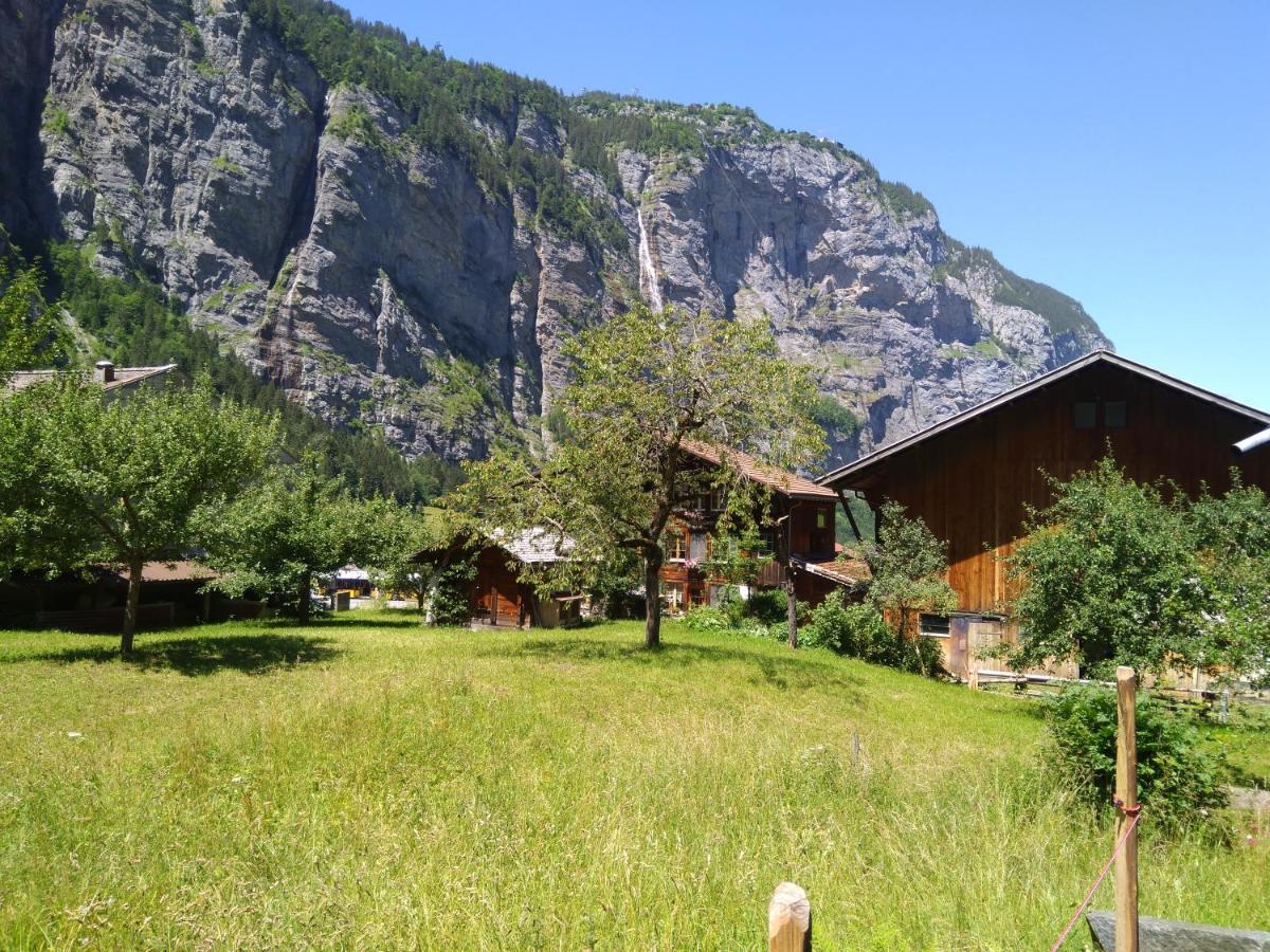 Ferien Cottage Flueehblueemli Stechelberg Esterno foto